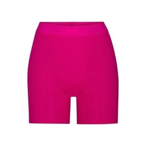 SKIMS Cotton Rib Boxers – Raspberry (XL) SOLD OUT! NWOT